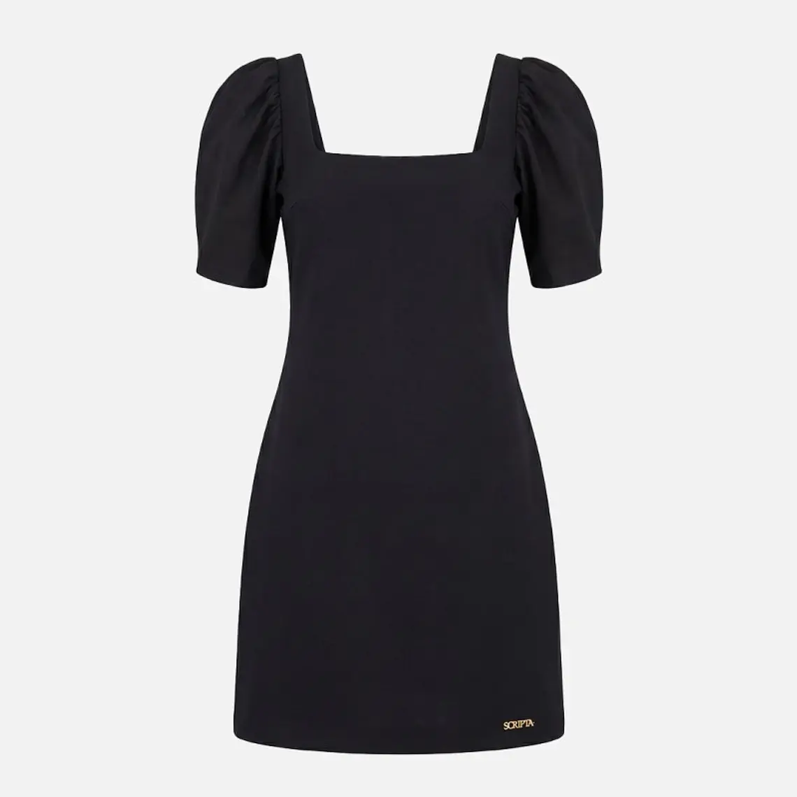 VESTIDO CURTO COM MANGA BALÃO SCRIPTA 2
