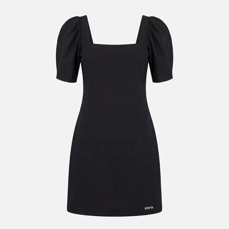 VESTIDO CURTO COM MANGA BALÃO SCRIPTA 2