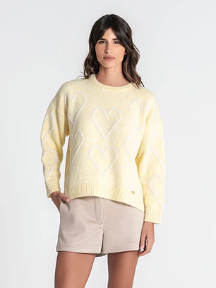 CAMISOLA CORAÇÕES RUGA