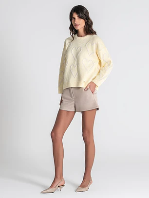 CAMISOLA CORAÇÕES RUGA