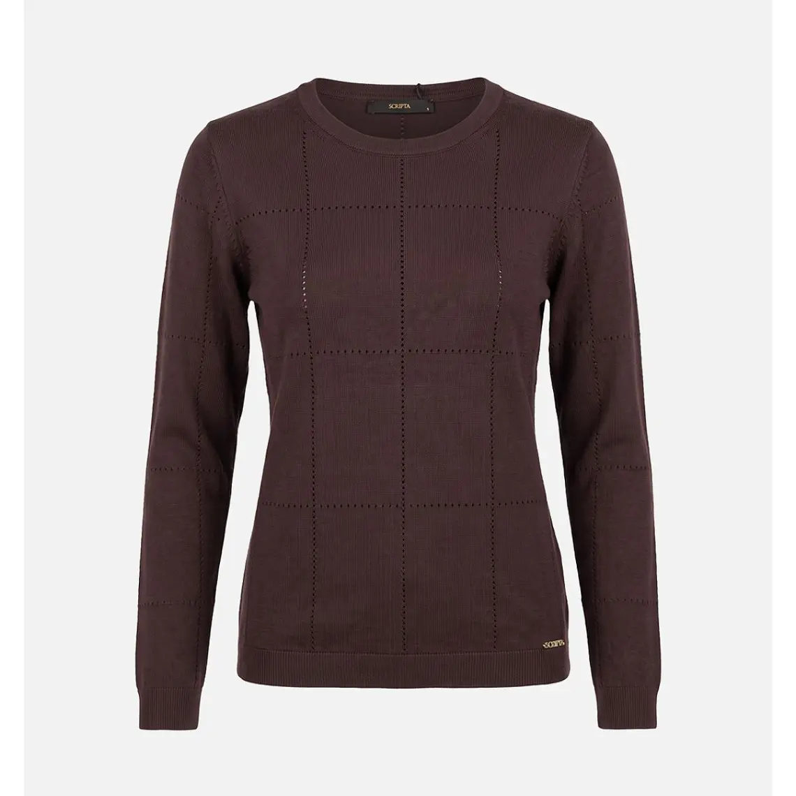 CAMISOLA DE MALHA PERFURADA SCRIPTA  2