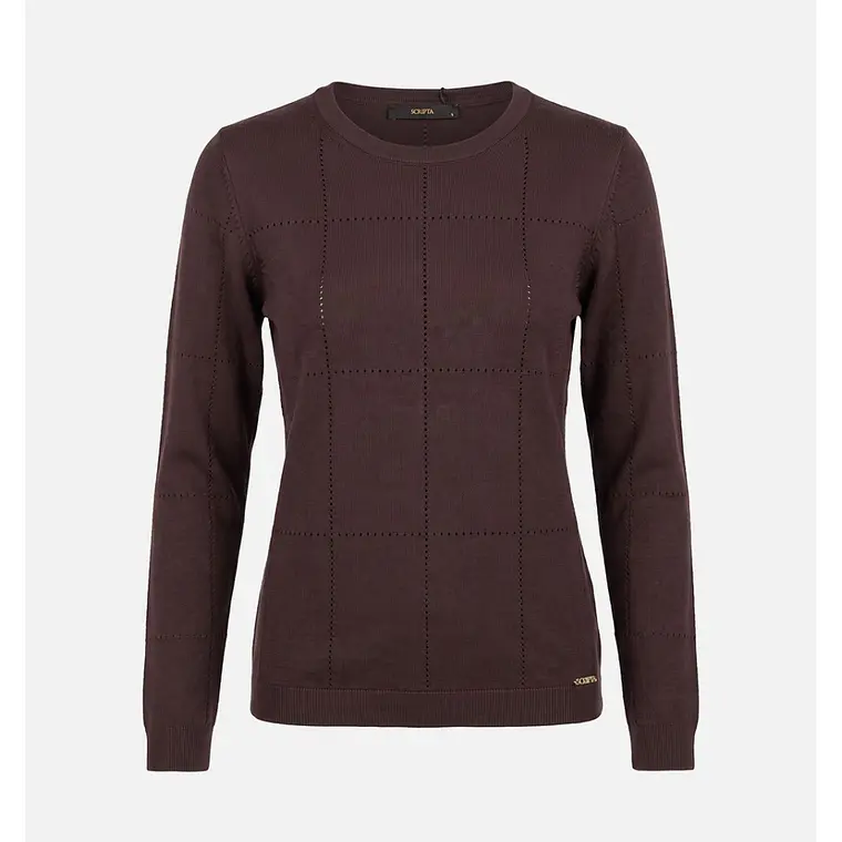 CAMISOLA DE MALHA PERFURADA SCRIPTA  2