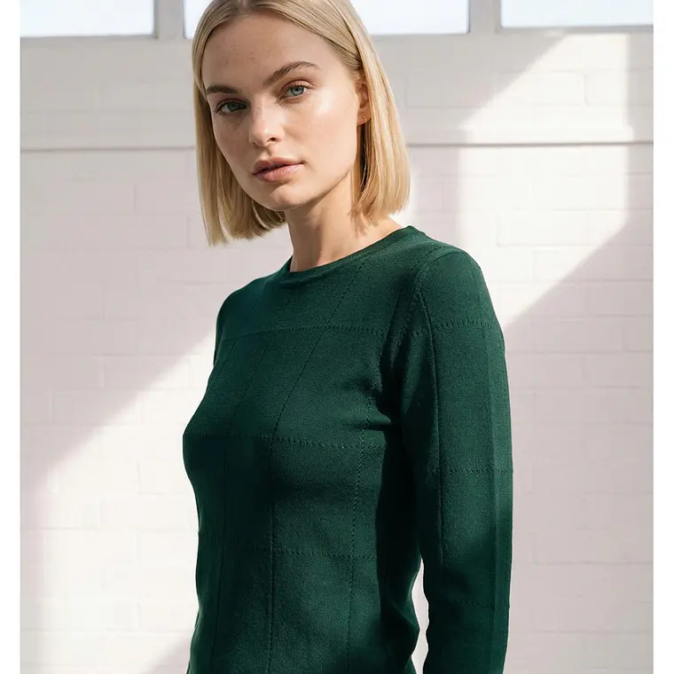 CAMISOLA DE MALHA PERFURADA SCRIPTA  1