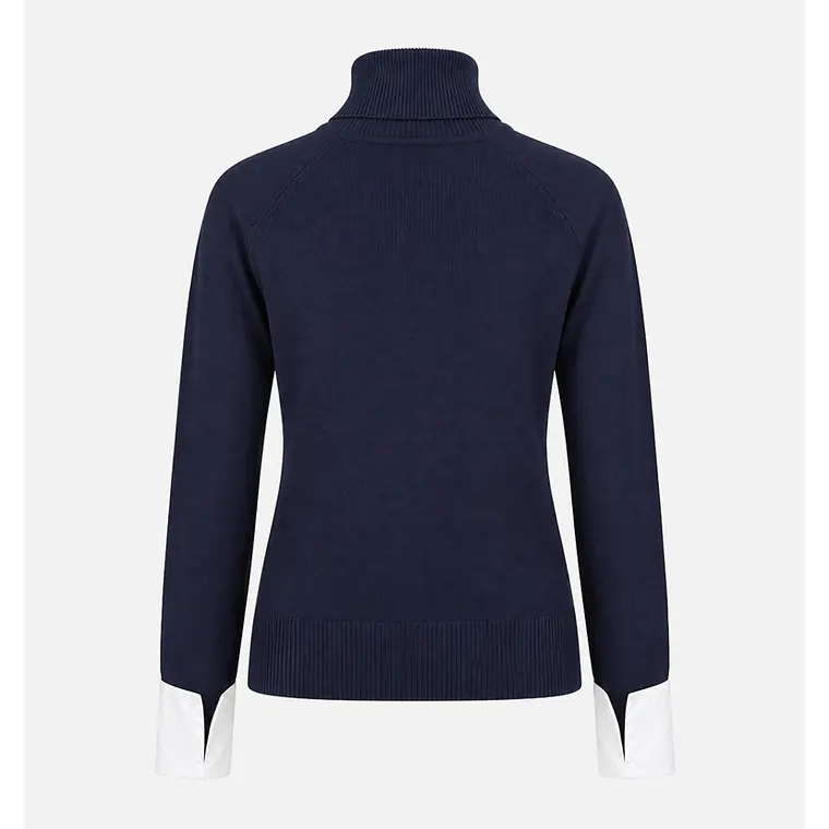 CAMISOLA DE MALHA COM PUNHOS EFEITO CAMISA SCRIPTA  4