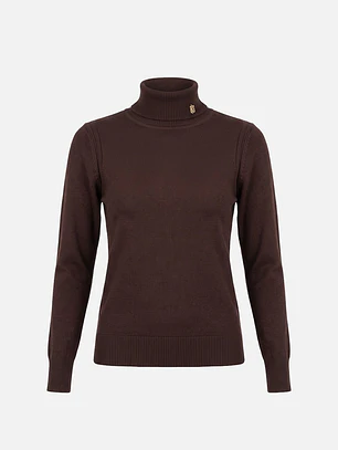 CAMISOLA BÁSICA DE MALHA DE GOLA ALTA SCRIPTA