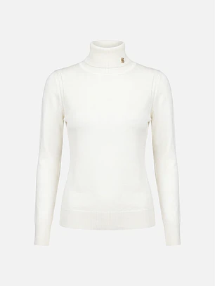 CAMISOLA BÁSICA DE MALHA DE GOLA ALTA SCRIPTA