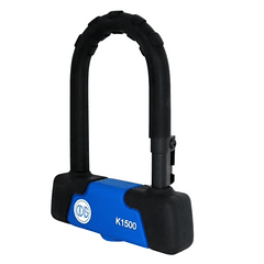 Candado U Lock  K1500 15x185mm Azul/Negro Llave Mapa | Odis