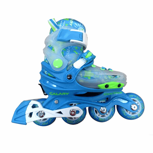 Patines en Línea Ajustables C3 Azul (36-39) | Calary 2