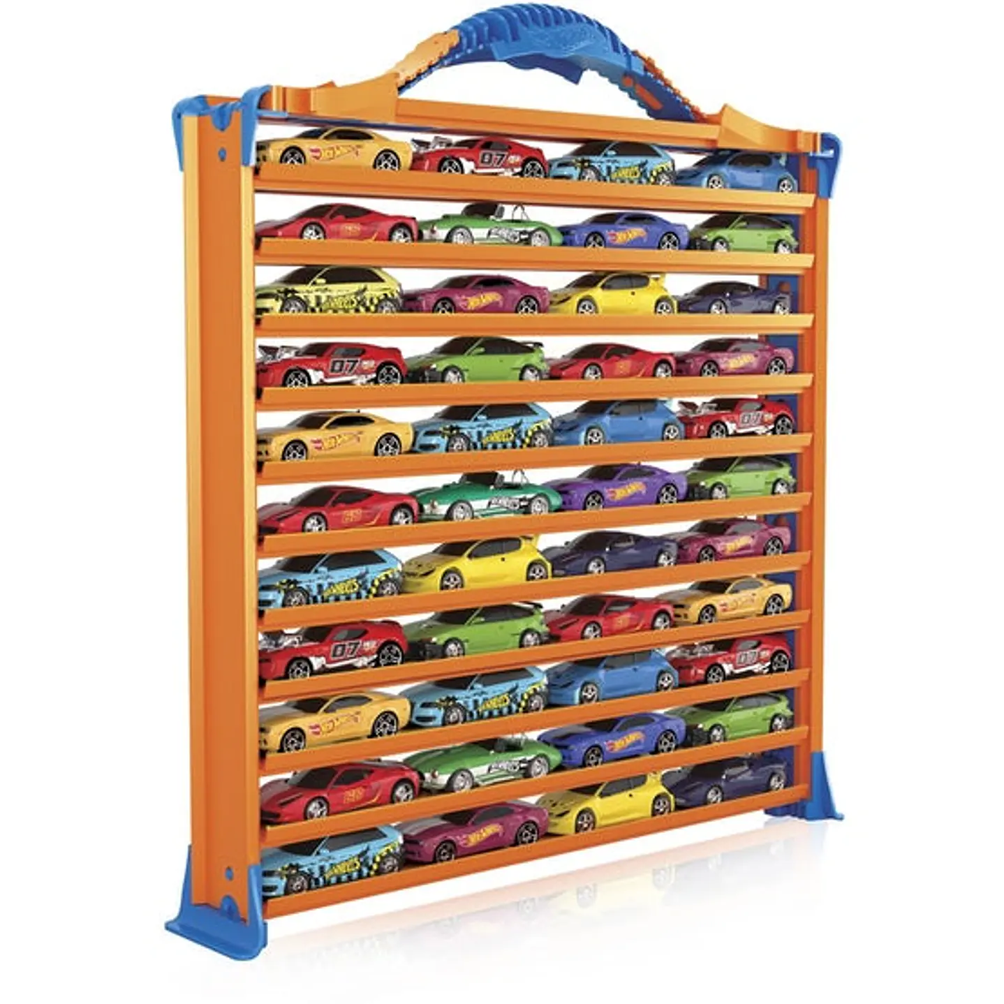 Caja Guarda Autos Hot Wheels 3 en 1 3
