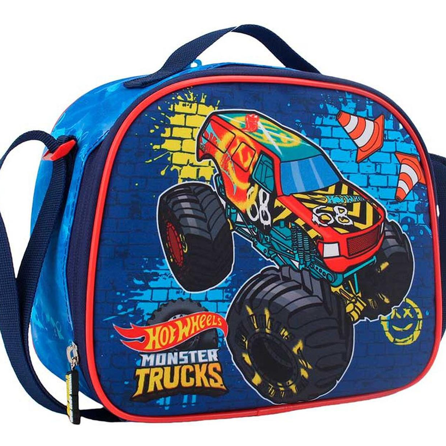 Mochila Hot Wheels Con Lonchera Y Estuche Hotwheels Mochila Con Rueda 3