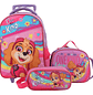 Paw Patrol Mochila Con Lonchera Y Estuche Rosa - Miniatura 1