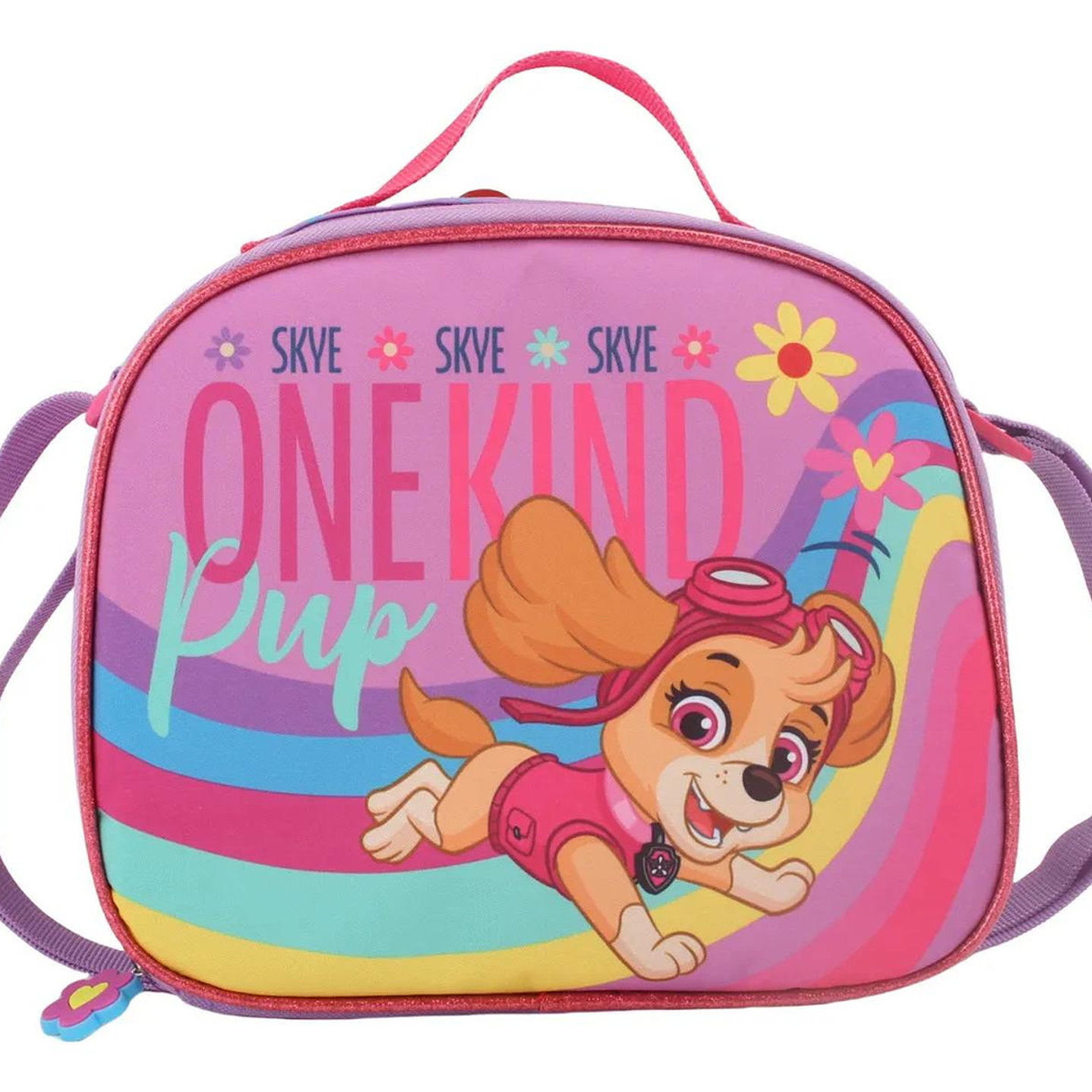 Paw Patrol Mochila Con Lonchera Y Estuche Rosa 3