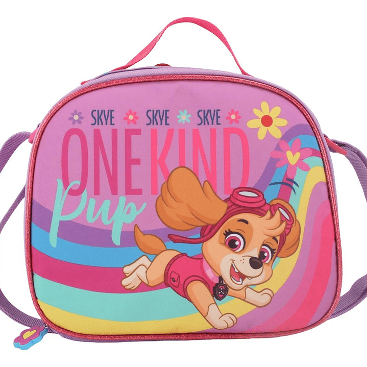 Paw Patrol Mochila Con Lonchera Y Estuche Rosa 3