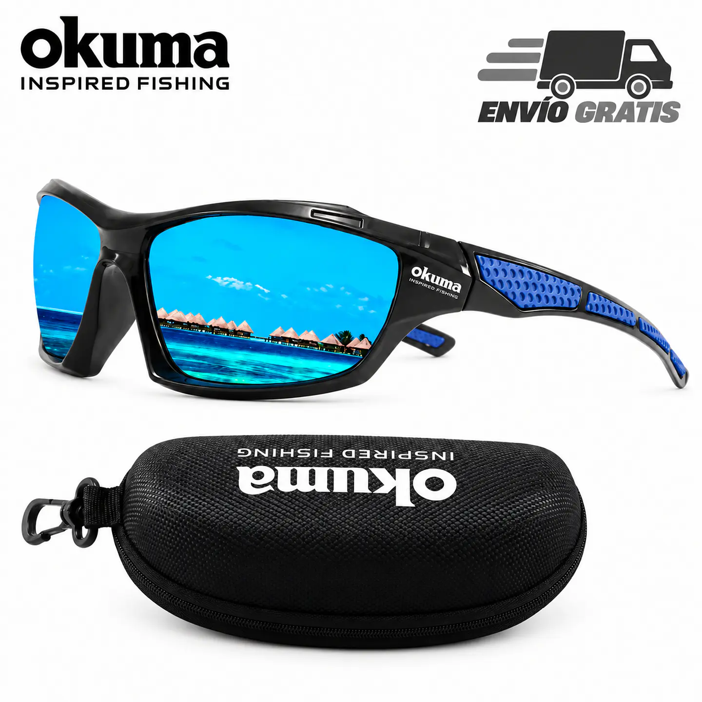 Gafas polarizadas Okuma UV400, resistentes al viento y al arena. 1