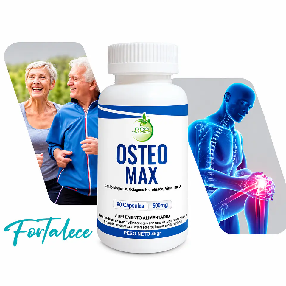 Osteo Max – Apoyo nutricional para huesos y músculos 3