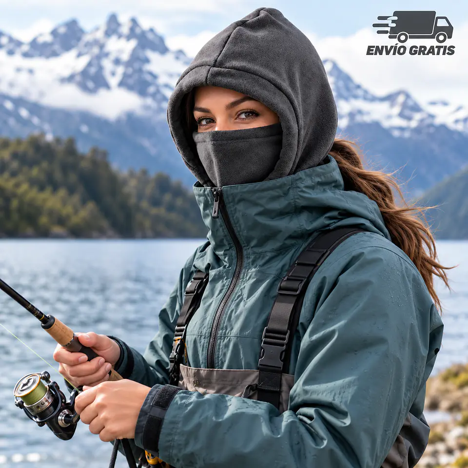Pasamontañas Cortavientos para Hombre y Mujer. 4