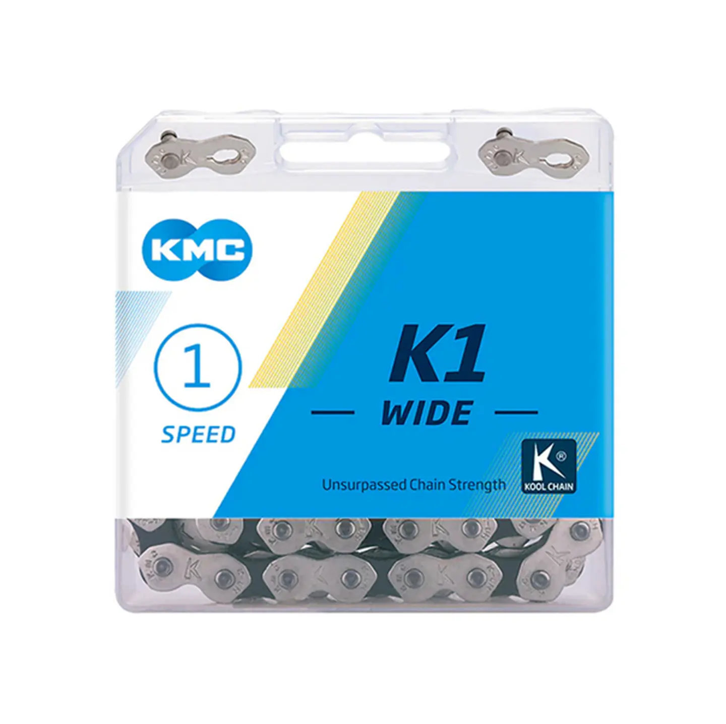 Cadena Single Speed 1/2 x 1/8 KMC K710 Negra/Cromada 1
