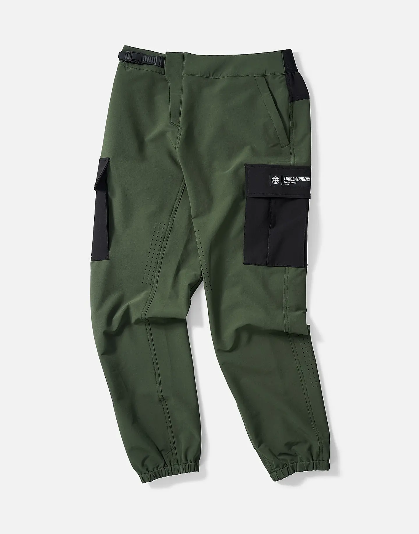 Pantalón ciclismo Loose Riders Cargo Oliva 3