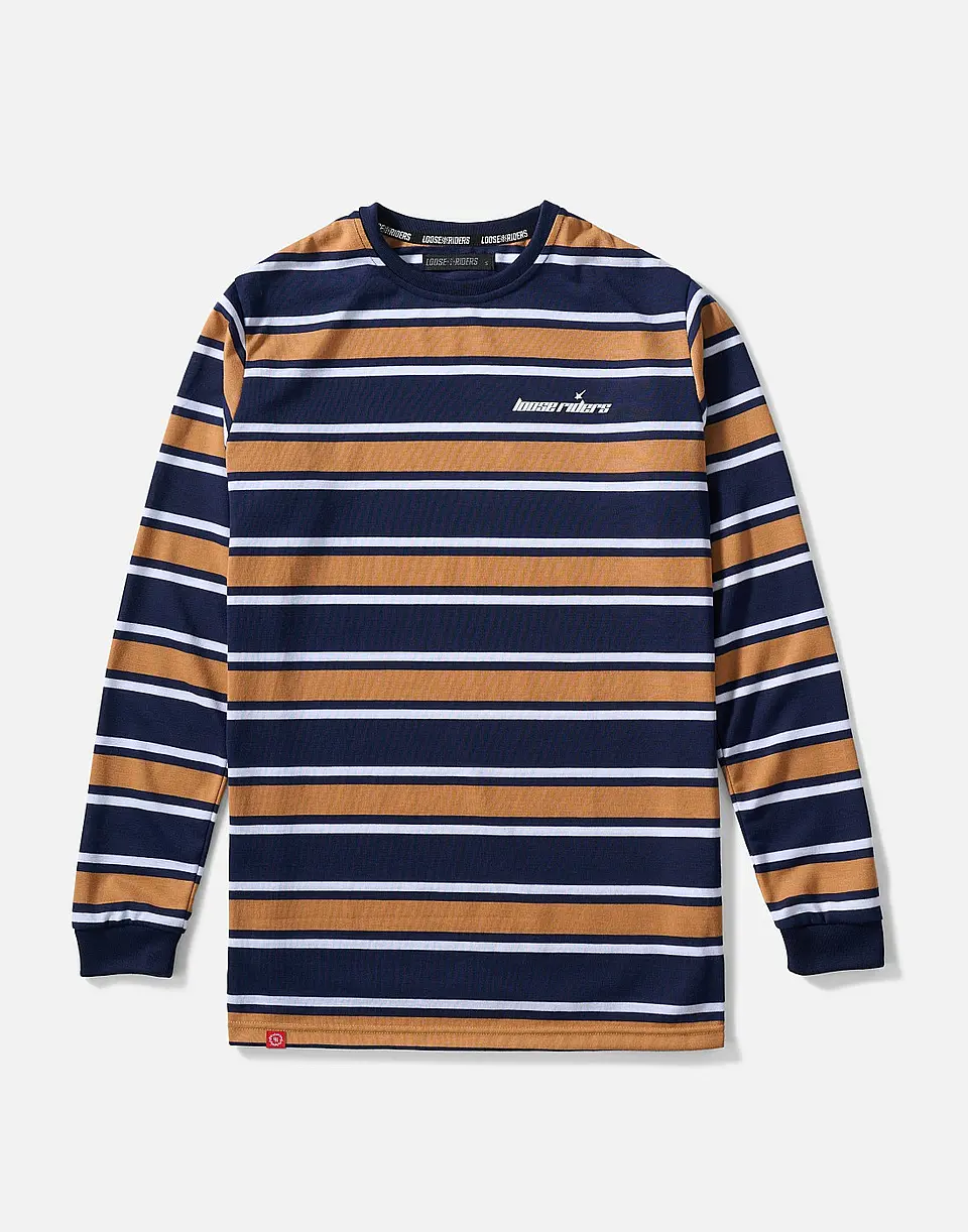 Polera Loose Riders Austin Blue LS 1