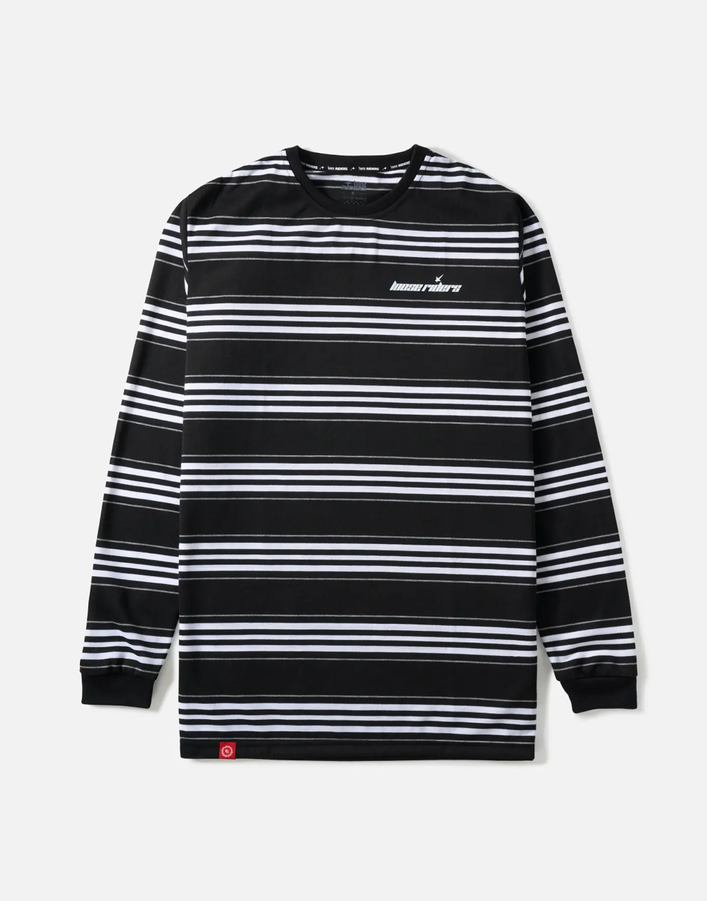 Polera Loose Riders Austin Black LS 1