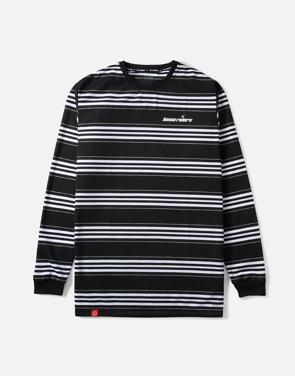 Polera Loose Riders Austin Black LS 1