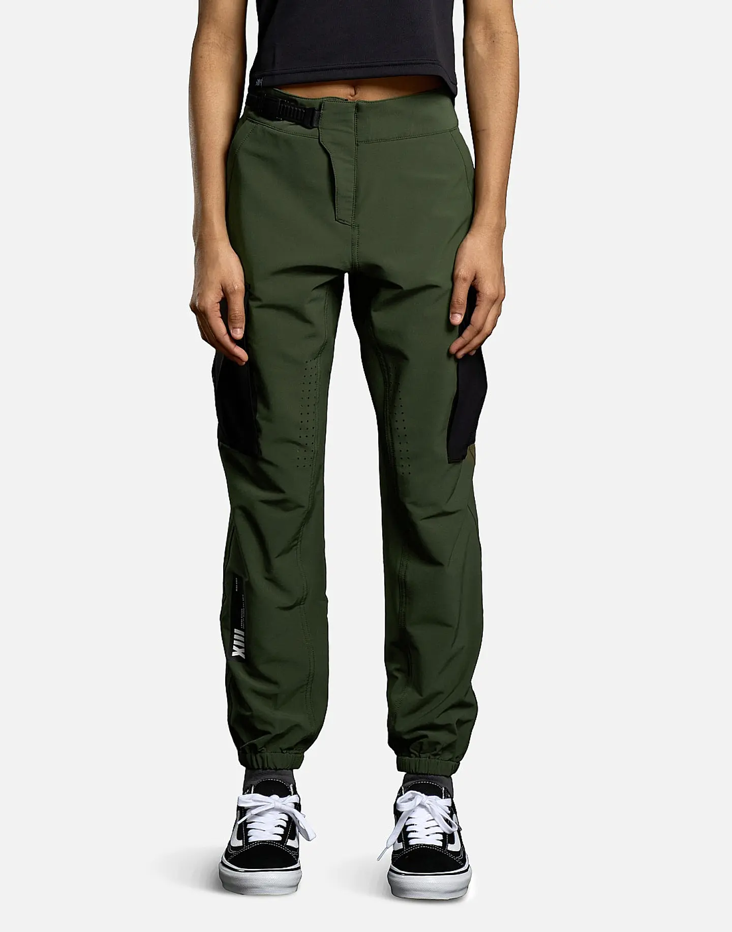 Pantalón ciclismo Loose Riders Cargo Oliva 6