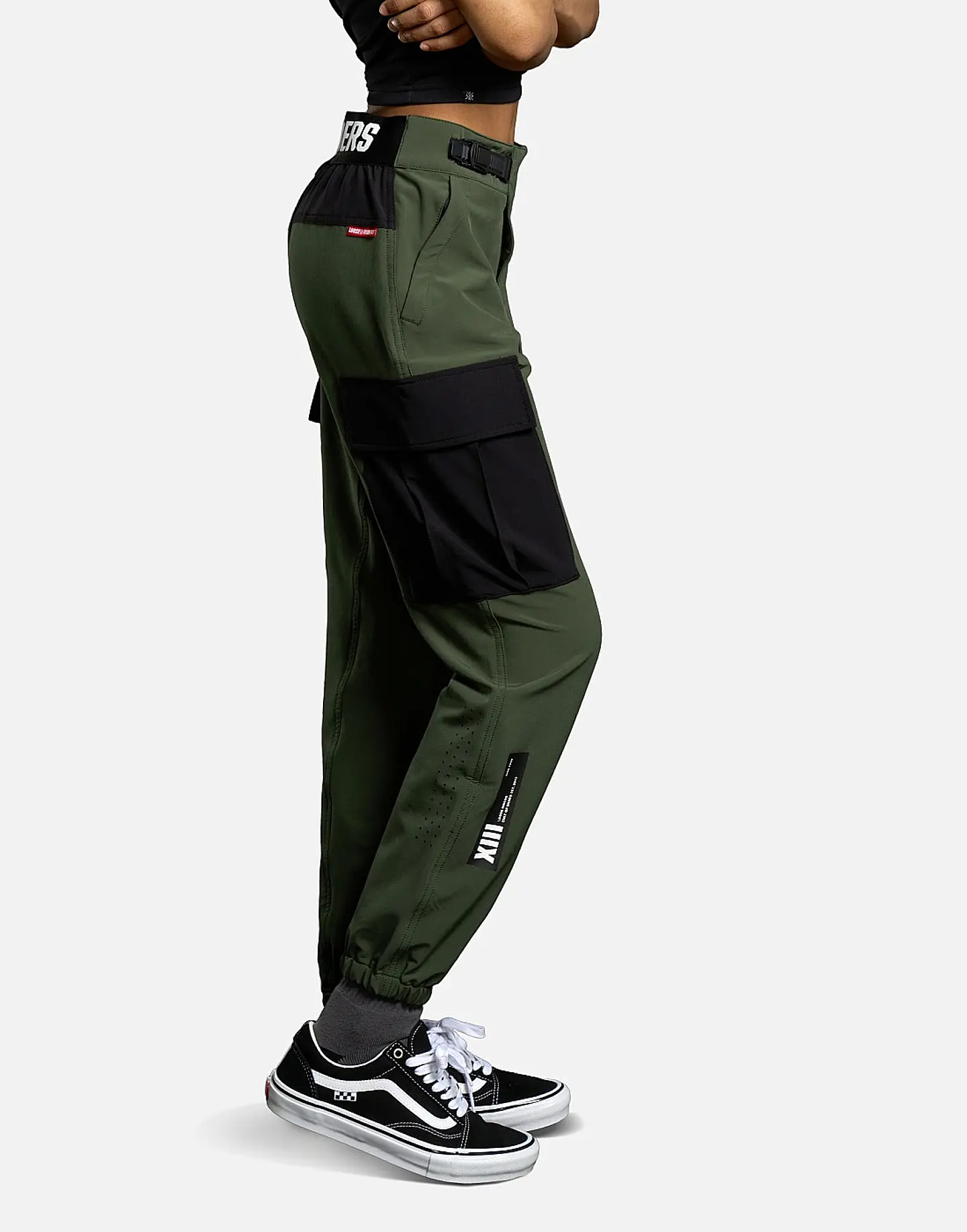 Pantalón ciclismo Loose Riders Cargo Oliva 7