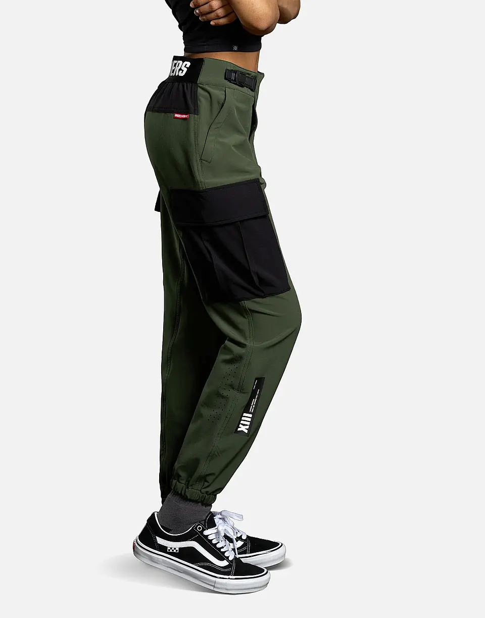 Pantalón ciclismo Loose Riders Cargo Oliva 7