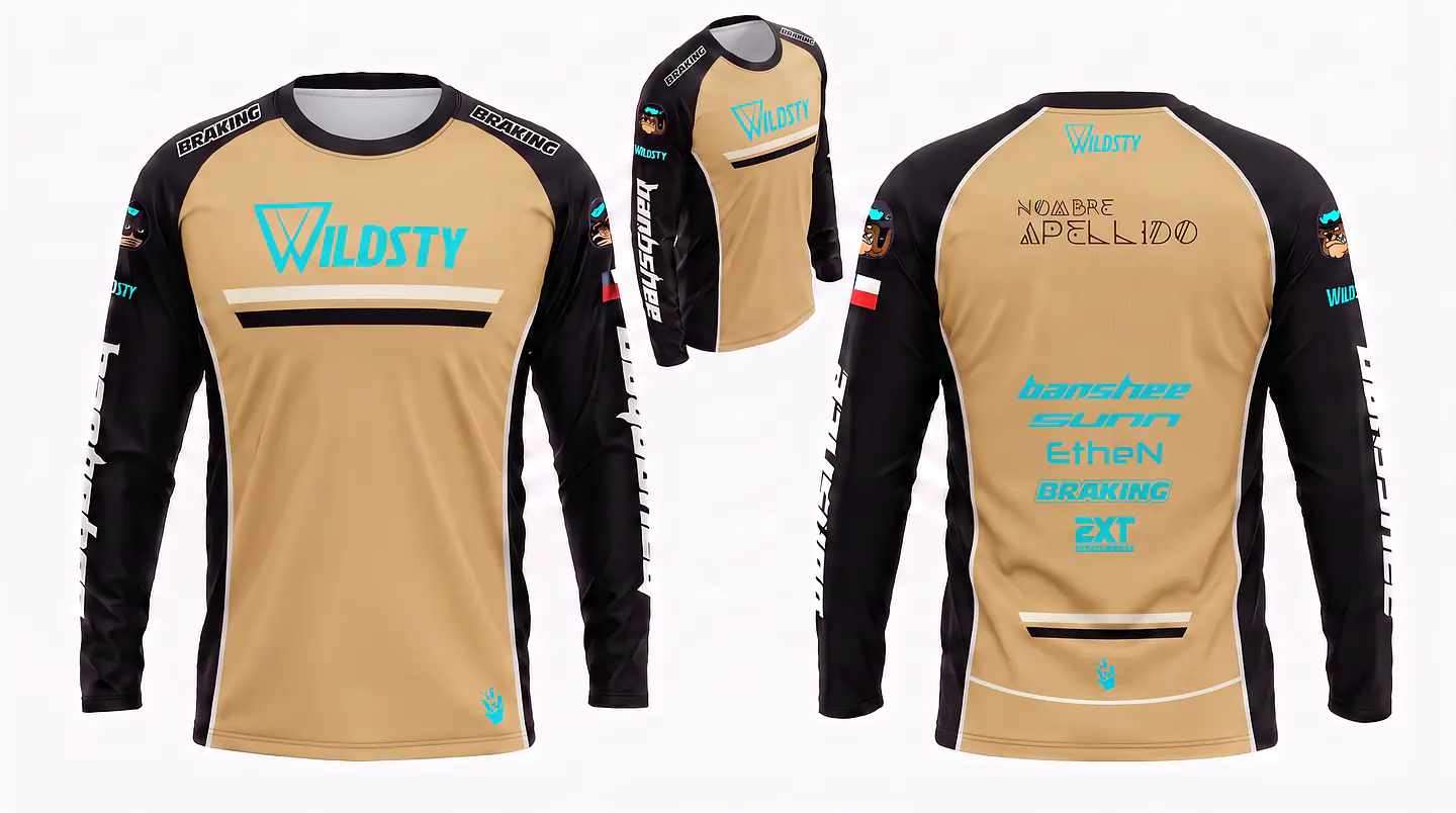 Polera Ciclismo DH Wildsty  2