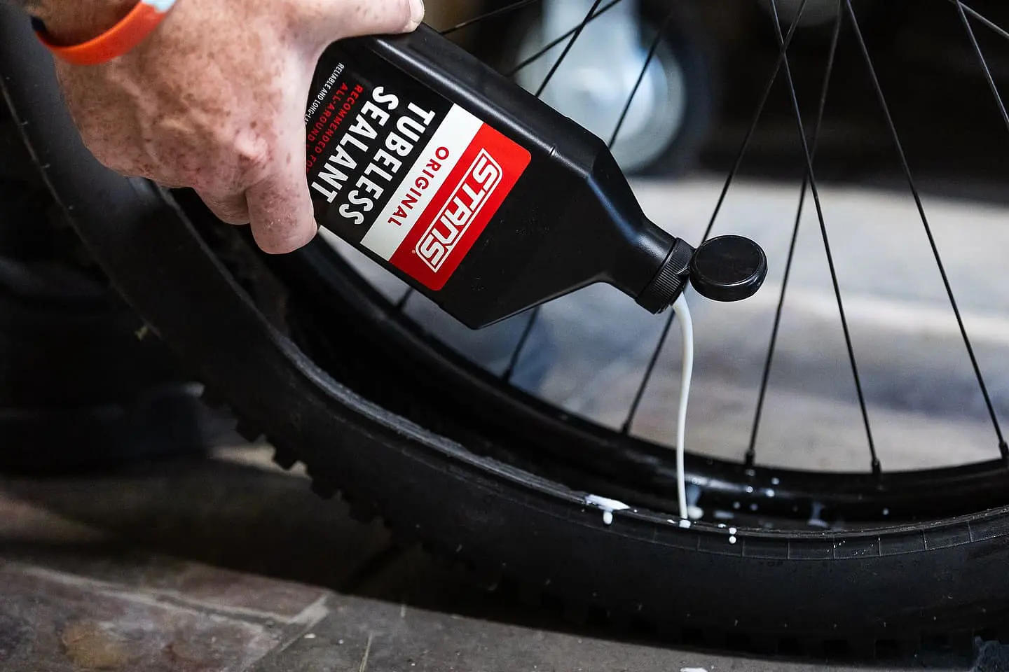Carga de líquido Tubeless Bicicleta 1