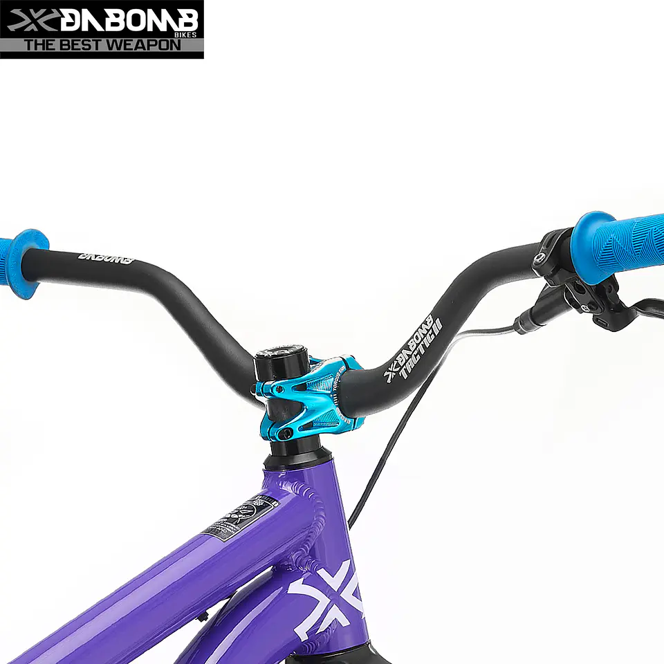 Manubrio DA BOMB Over rise Tactic II DIRT JUMP Cromado 4
