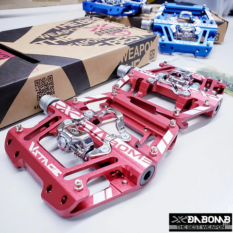 Pedales Mixtos Da Bomb V-Stage Fijacion / Plataforma