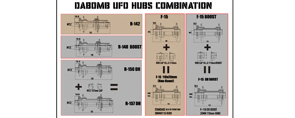 Maza Trasera UFO 12x148 JET FUEL Da Bomb 6