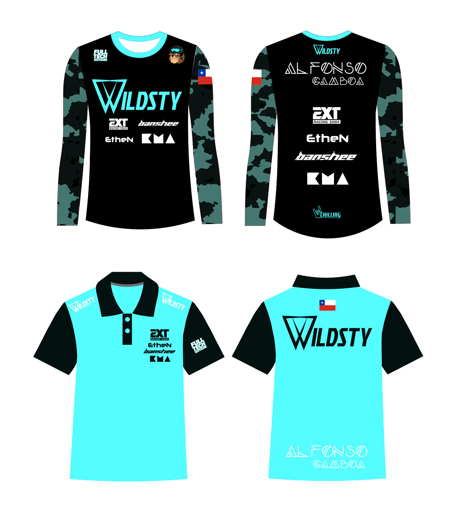 Poleras Wildsty Crew 1