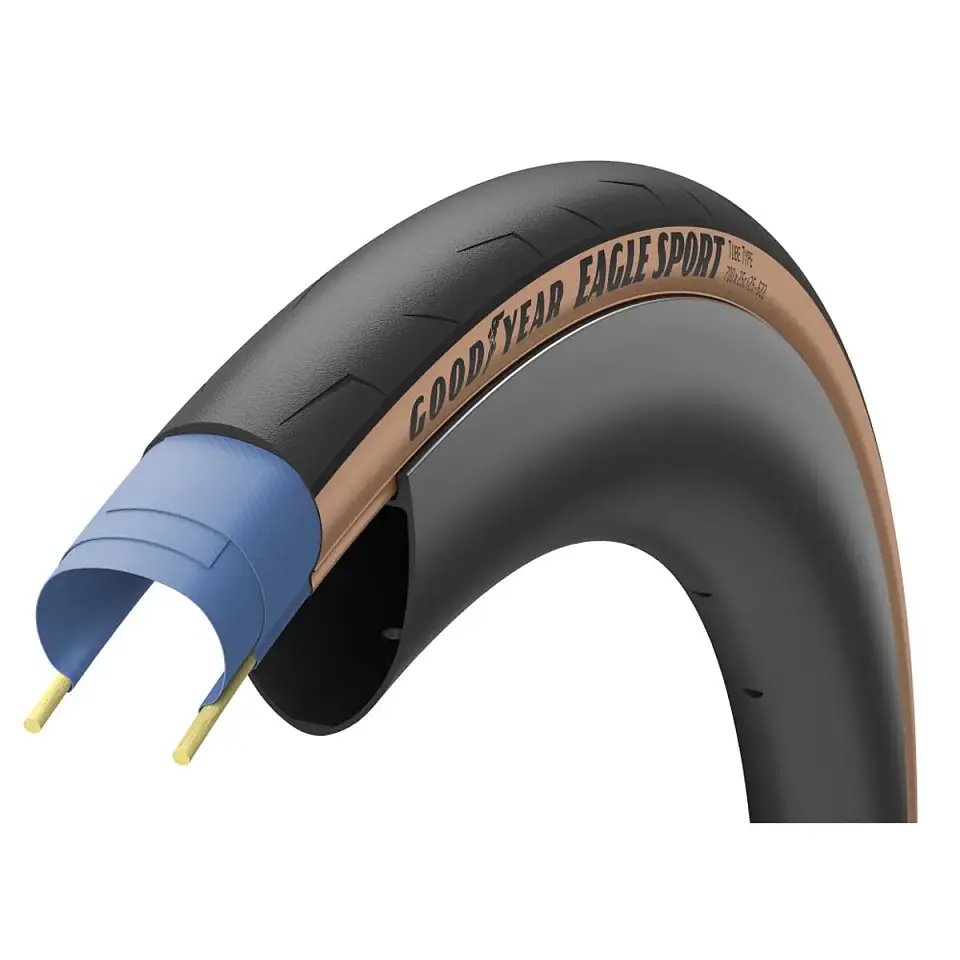 Neumático Goodyear Ruta Eagle Sport 25 mm TAN 3