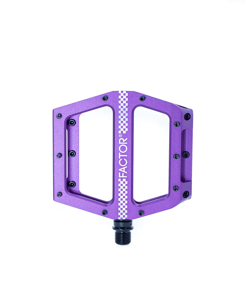 Pedales de Plataforma Factor Bake Morado 1