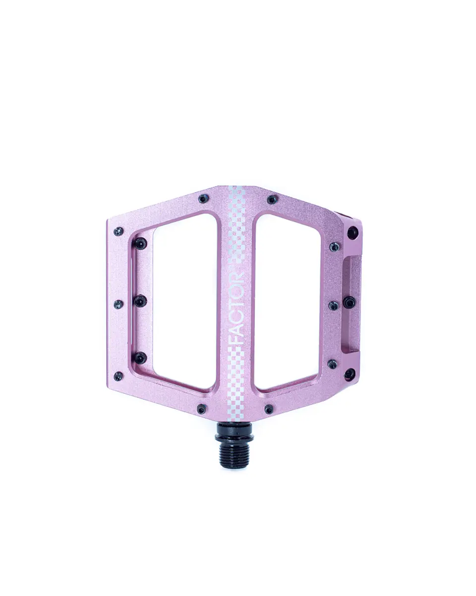 Pedales de Plataforma Factor Bake Rosado 1