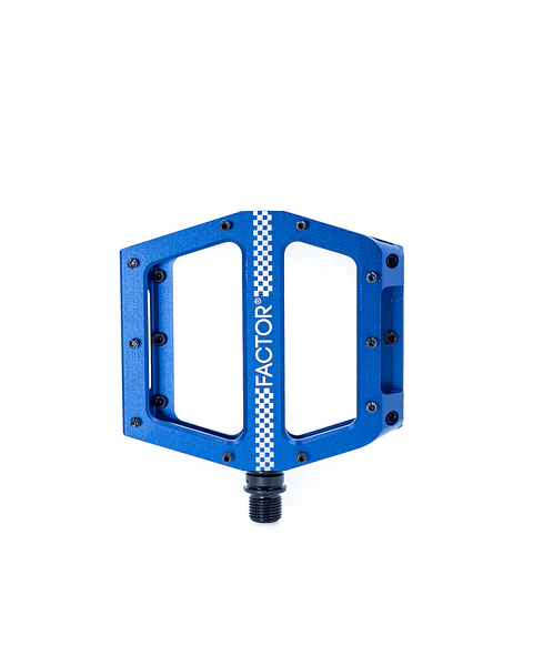 Pedales de Plataforma Factor Bake Azul
