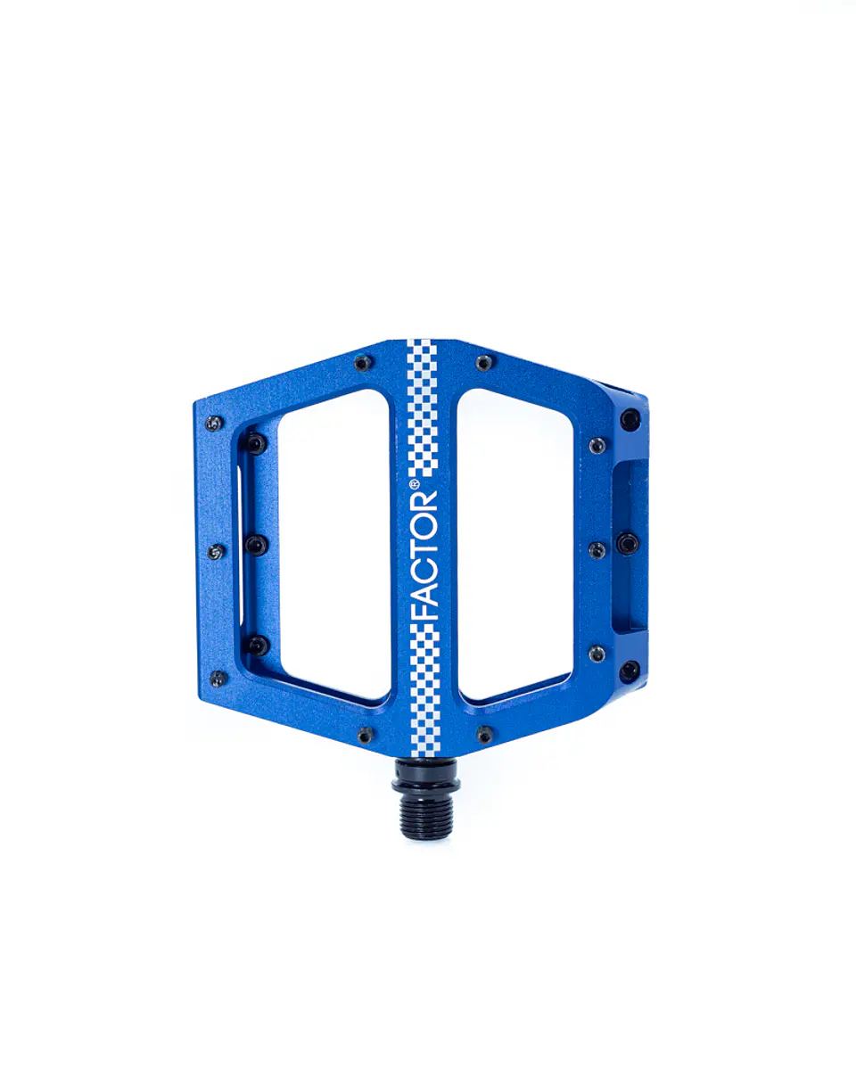 Pedales de Plataforma Factor Bake Azul 1