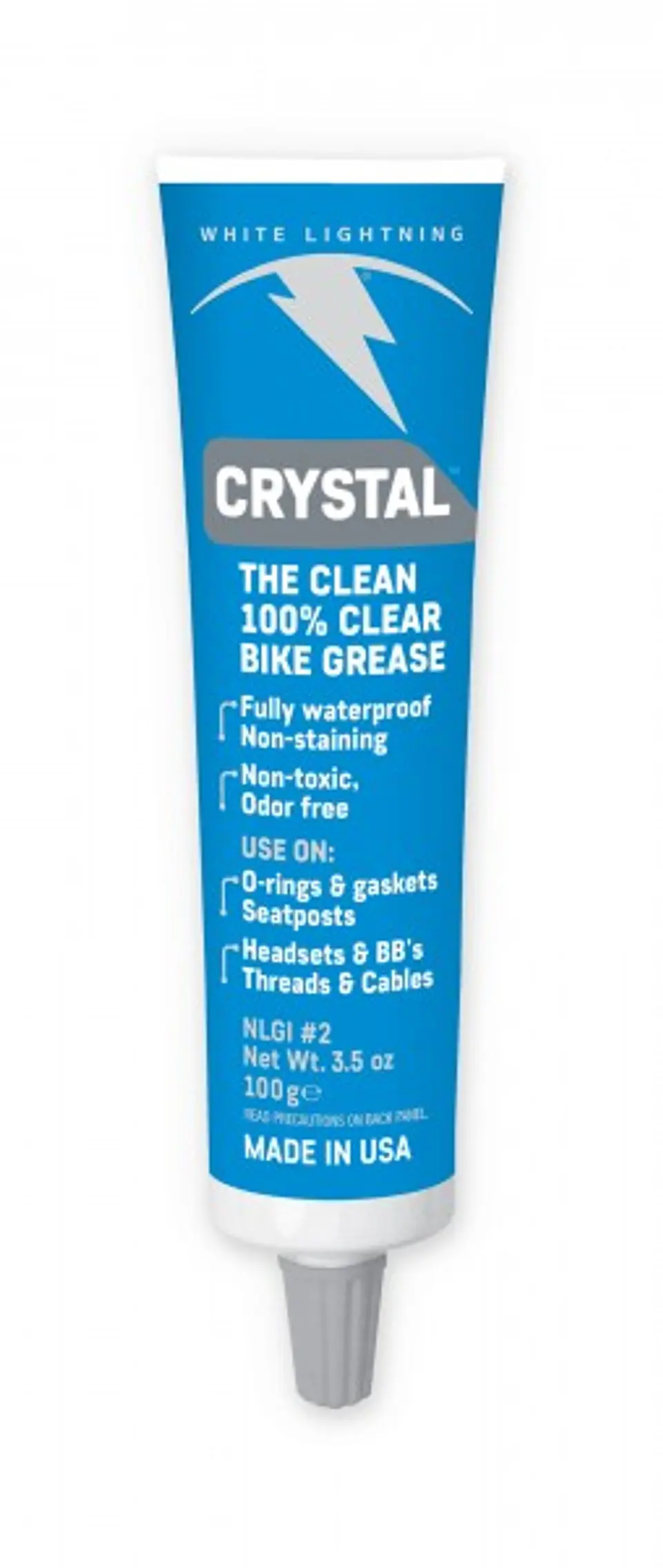 Grasa Crystal White Lightning 100 grs para bicicletas 1