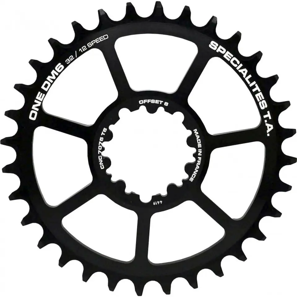 Corona para Sram 36T Aluminio NW 6 mm offset 1