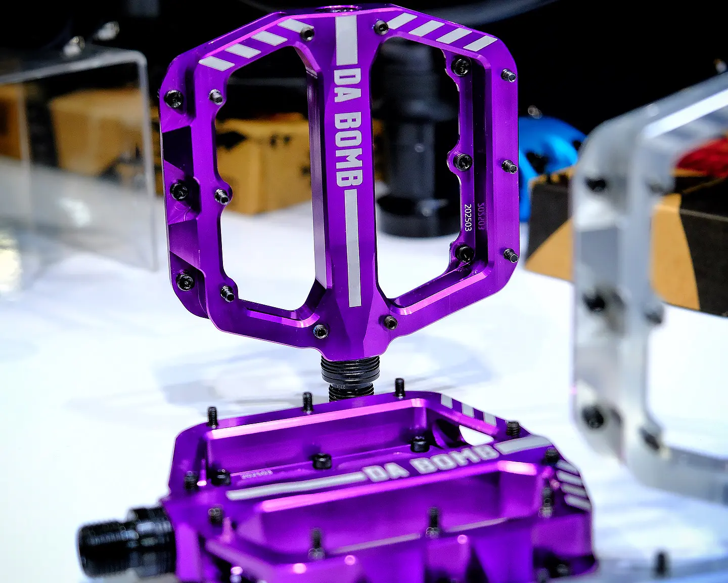Pedales Da Bomb Plataforma V-Block Morado 4