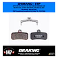 Pastillas de freno Braking para Shimano Saint / TRP DHE - thumbnail 2