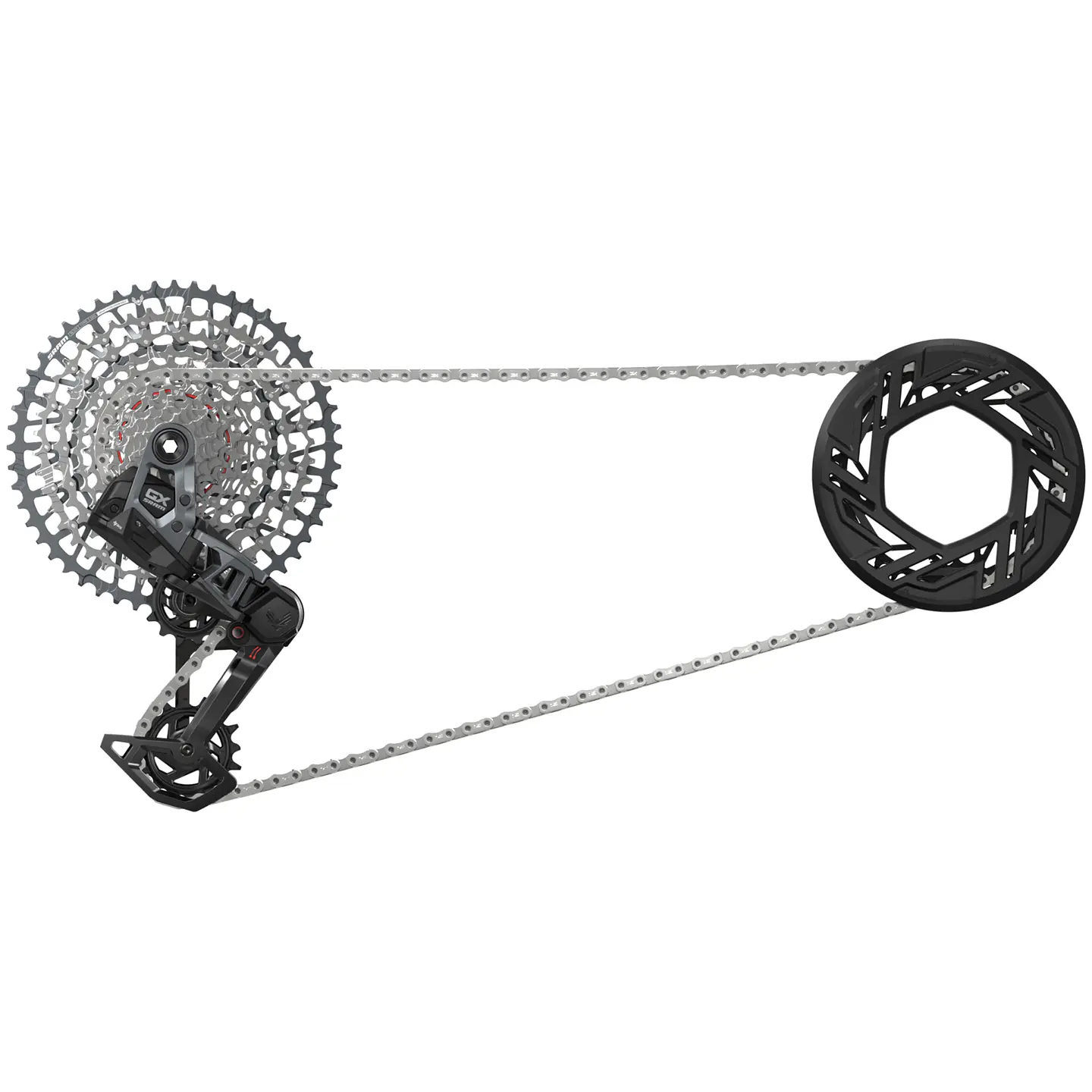 Grupo SRAM Eagle GX AXS T-Type 104BCD 36T 10-52T 2