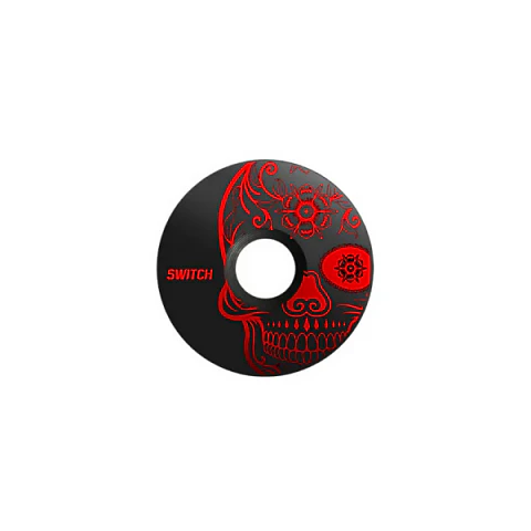Tapa tee aluminio Switch Components SKULL