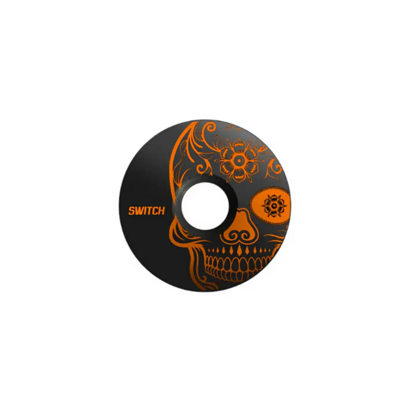 Tapa tee aluminio Switch Components SKULL 4