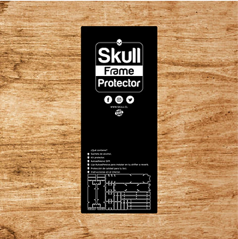 Protector Transparente Cuadro Bicicleta Skull Frame