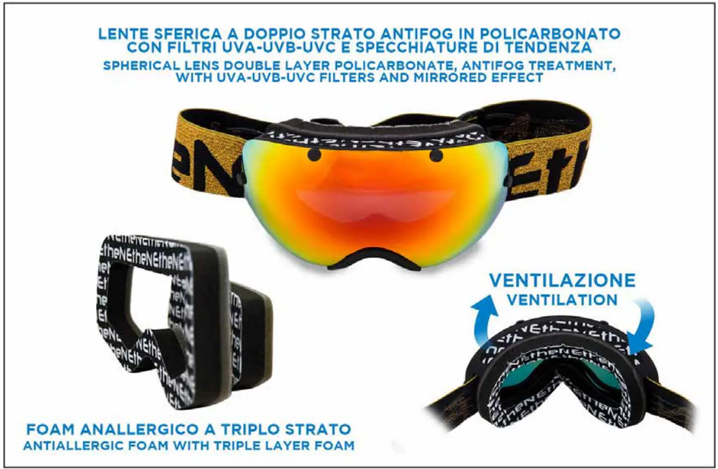 Antiparras de Nieve EtheN Zero 3