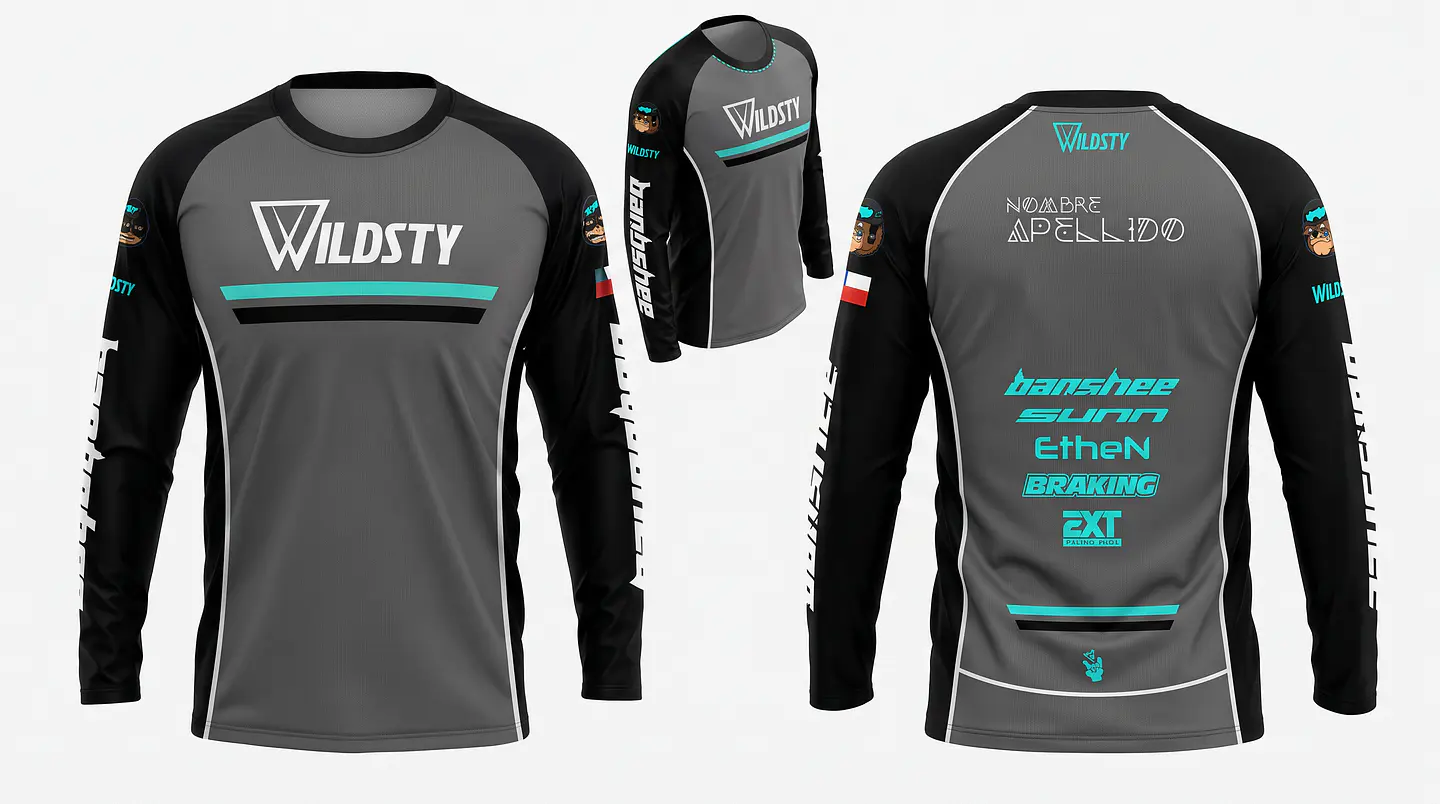 Polera Ciclismo DH Wildsty  9