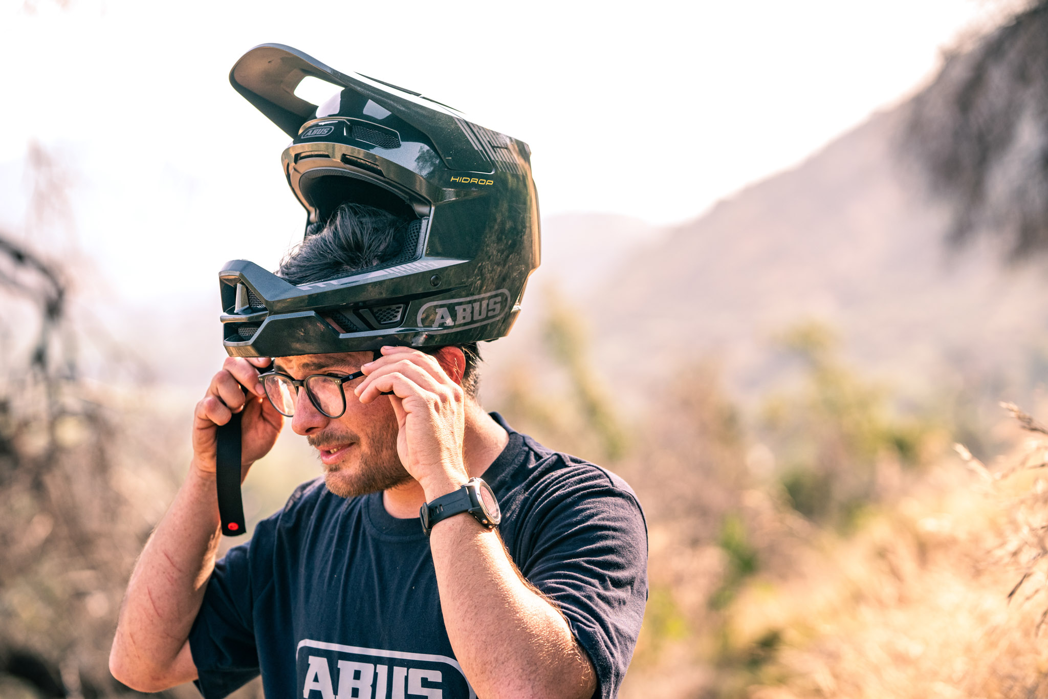 Test Casco Abus HiDrop para DH